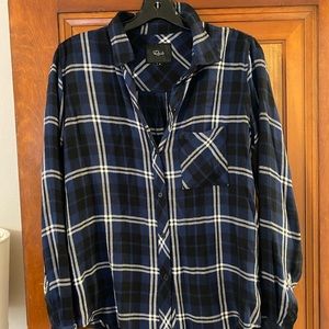 Rails Flannel Button-down